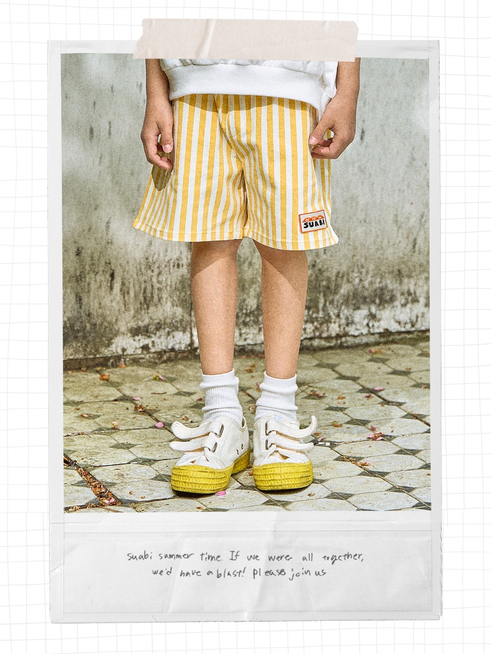 Joy Pants : Stripe Yellow