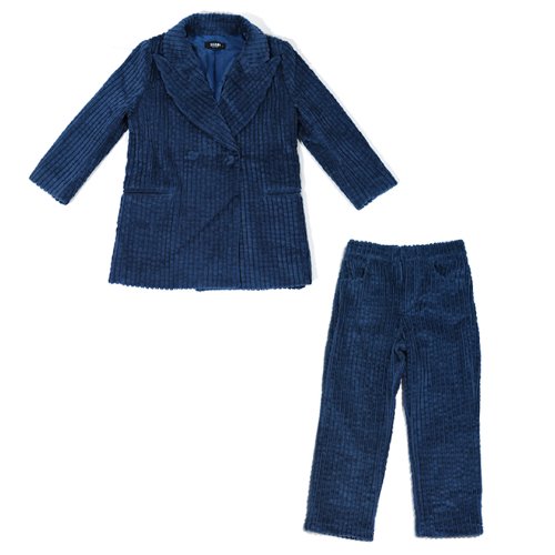 Corduroy suit : Blue ▷75%할인