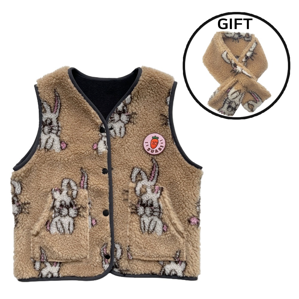 [21fw]Reversible Vest : Dumble Rabbit ▷40%할인