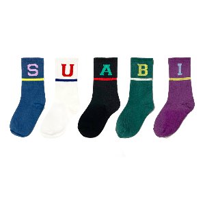[20fw]SUABI socks : 5set