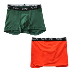 [BOY]Tencel_Boxer Briefs : Green &amp; Orange