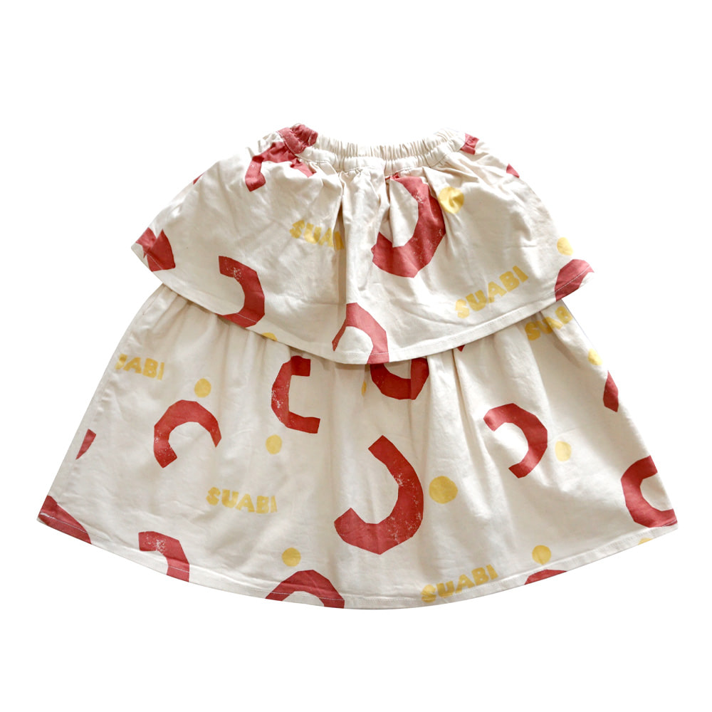 [21fw]Vintage Puzzl Skirt : Ivory ▶B품 ▷30%할인