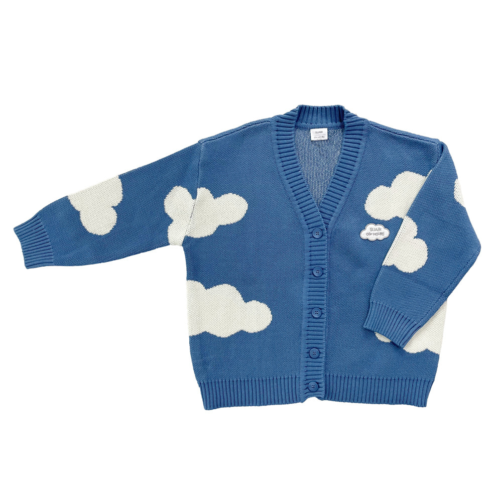 Cloud Knit Cardigan : Sky ▷20%할인