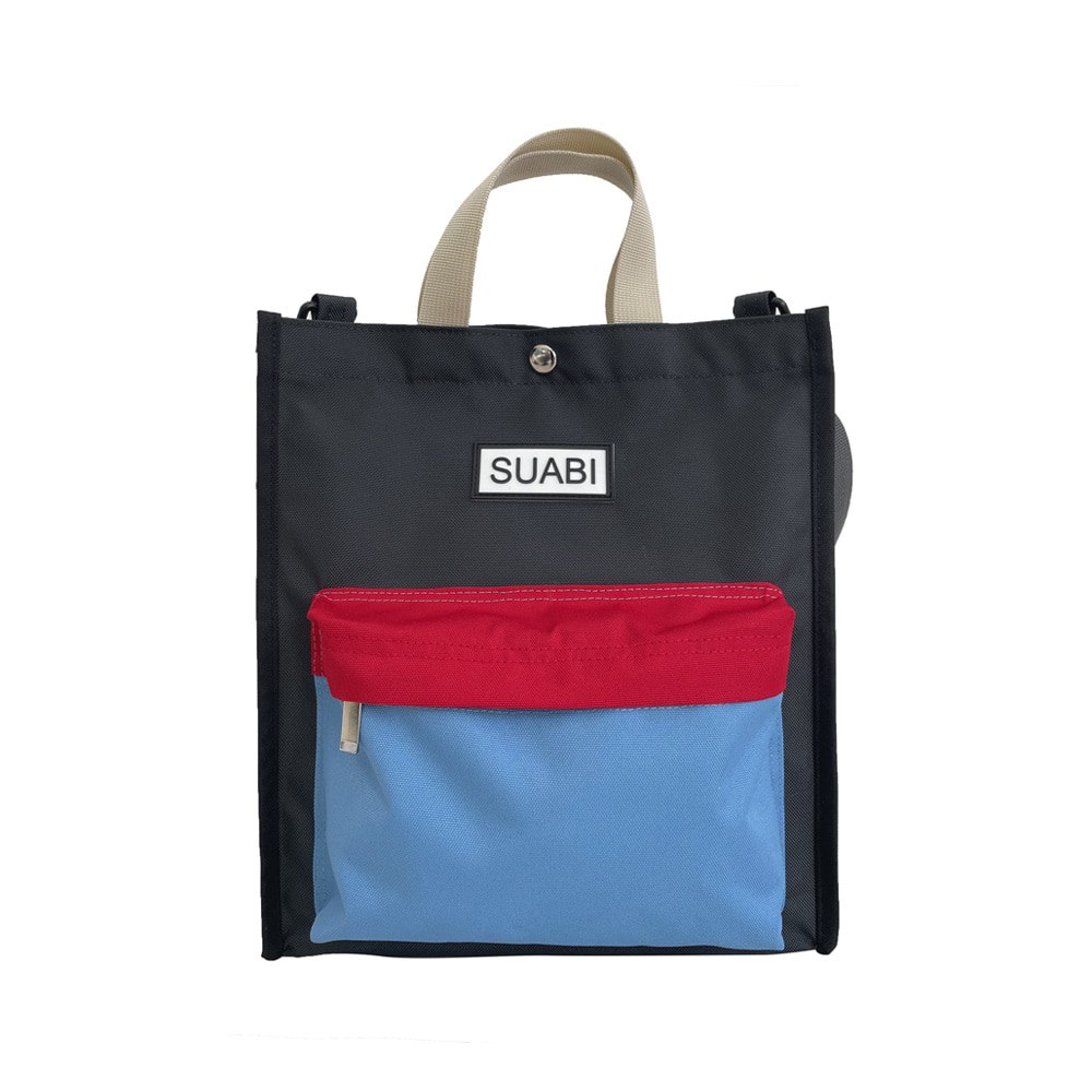 Cross Bag : Color block Charcoal ▷10%할인