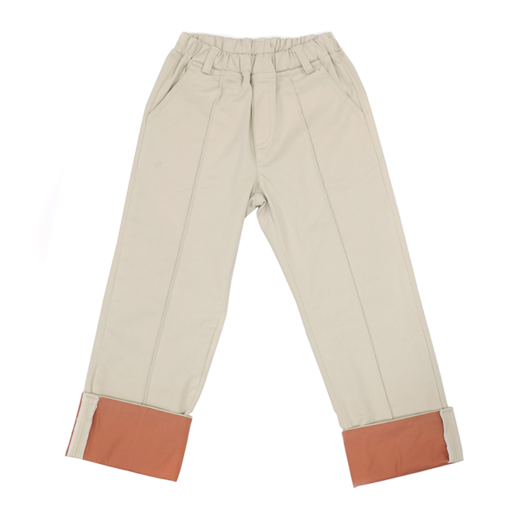 [KIDS]Roll-up Pants : Beige ▷10%할인