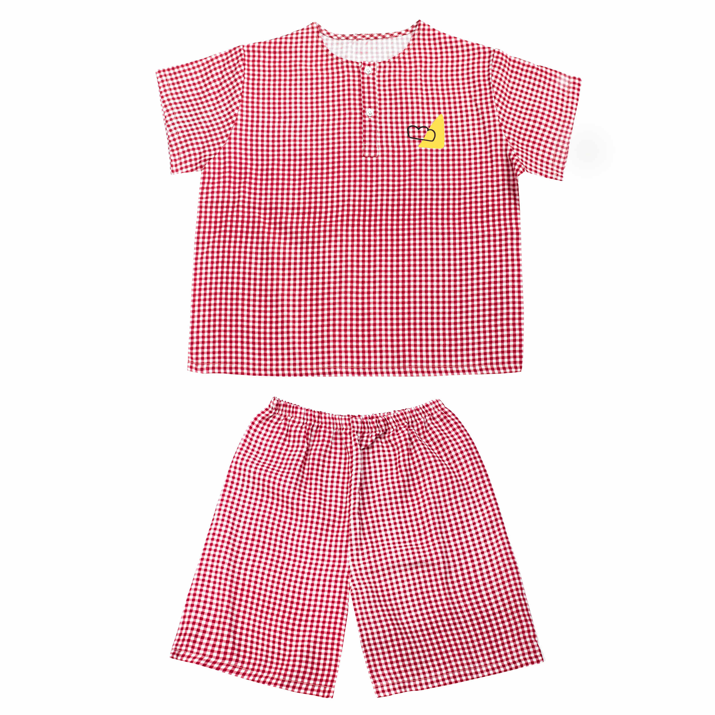 [ALL]Artificial Silk : Gingham Red
