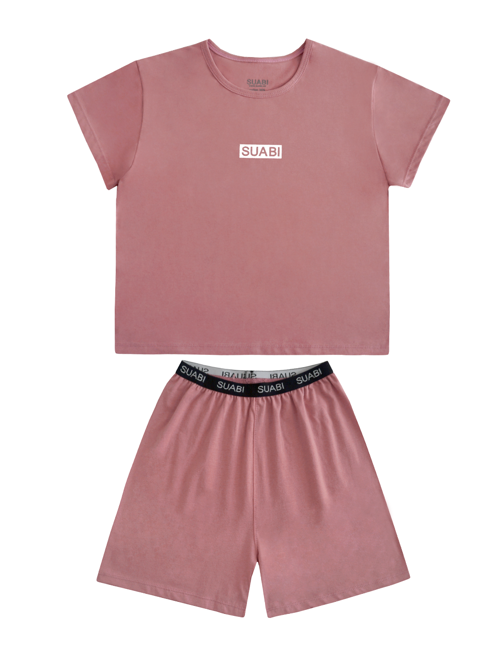 [Cotton]Short-sleeves SET : Pink ▷20%할인
