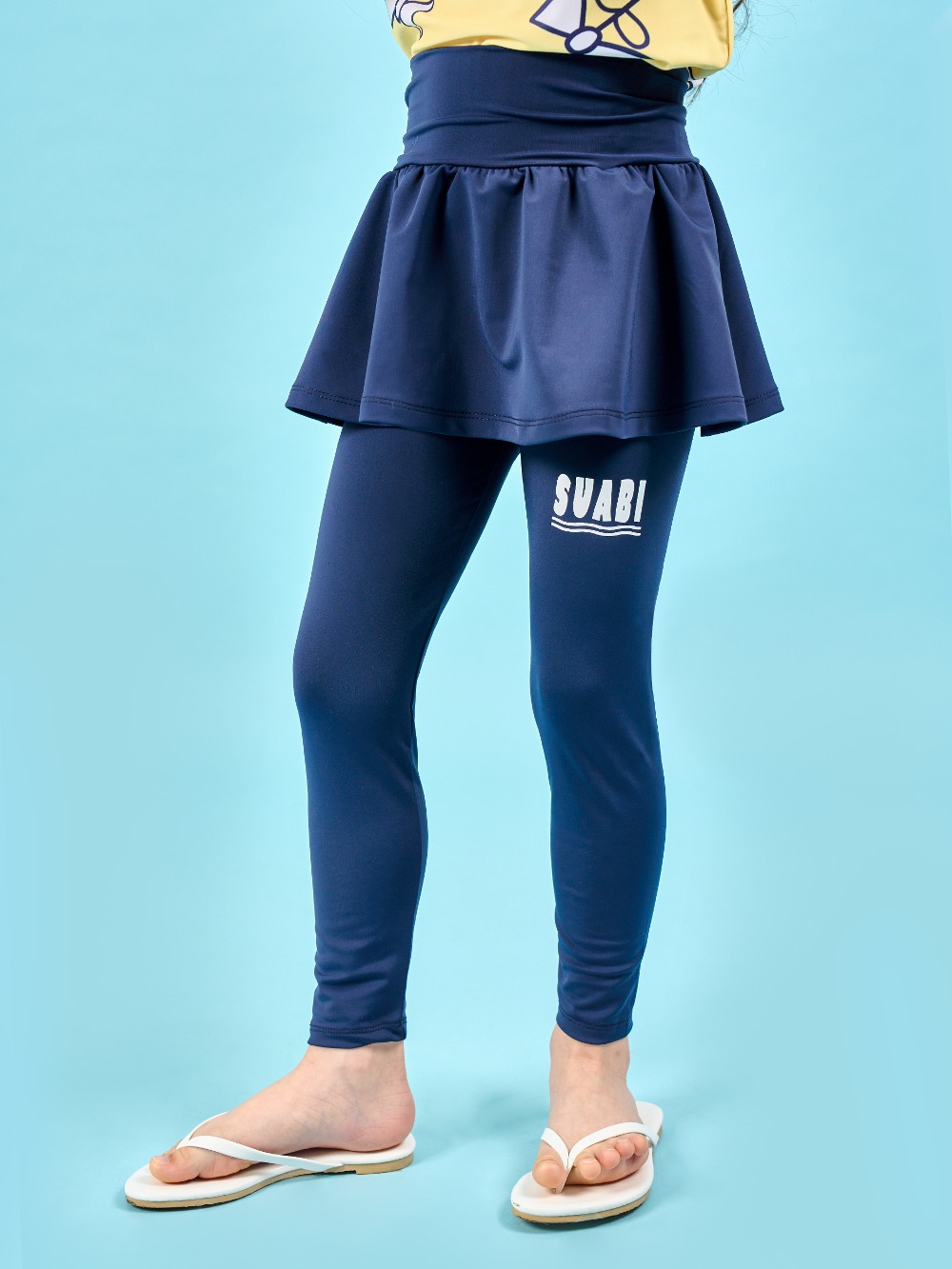 [KIDS]Wave Water Skirt Leggings : Navy ▷20%할인
